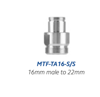 16mm Male to 22mm Male Tap Adaptor