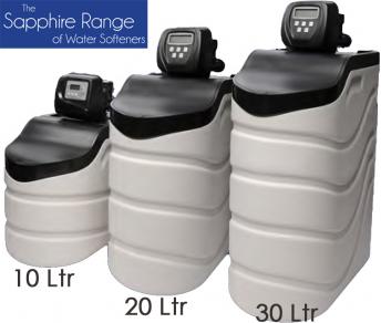 The Sapphire 20 Ltr Cabinet Softener - Meter Controlled