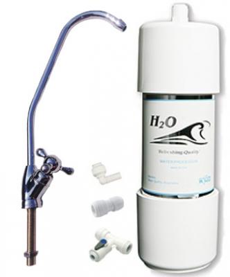 H2O CTP Hi-Capacity Water Purifier Cartridge Kit complete with Faucet